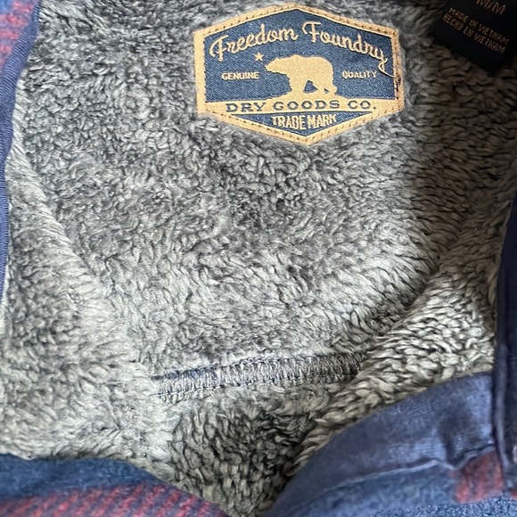 Freedom Foundry - Plaid Fleece Jackets Super Plush Sherpa Lined Jacket Shirt - Picture 3 of 7